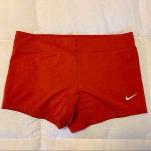 Nike Red Performance Game Volleyball Shorts